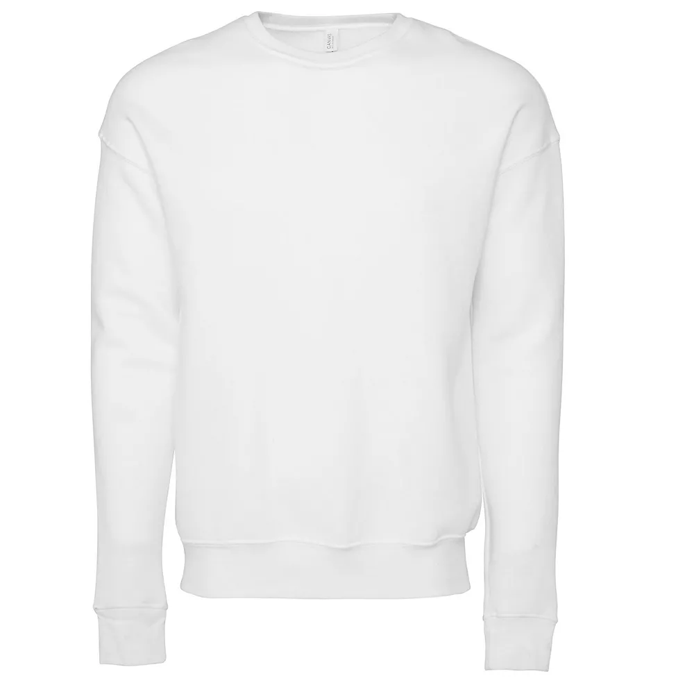 Bella + Canvas Unisex Adult Fleece Drop Shoulder Sweatshirt 2 Bella + Canvas Unisex Adult Fleece Drop Shoulder Sweatshirt - Image 2